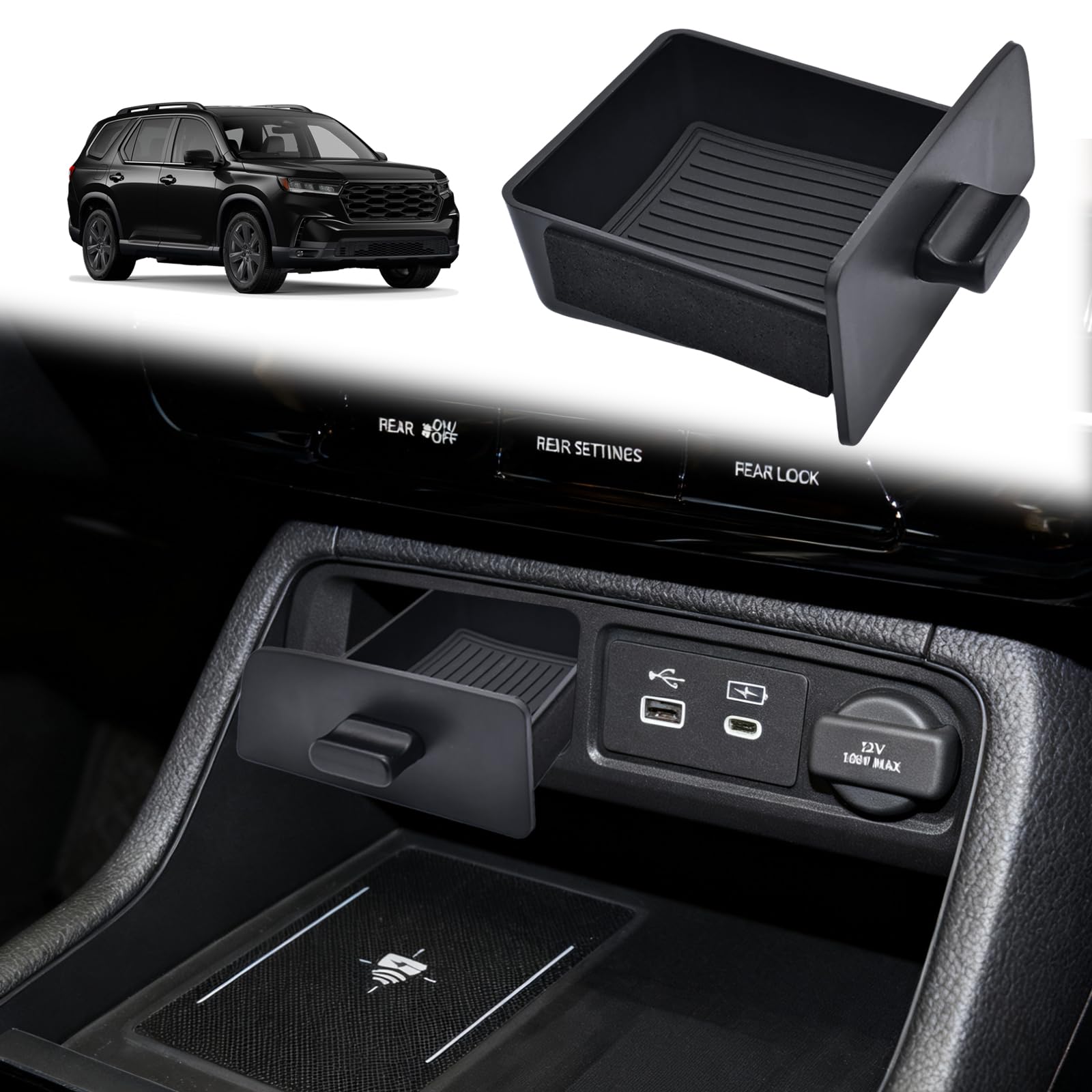 Amazon.com: JLQP Center Console Storage Tray for 2023-2026 Honda